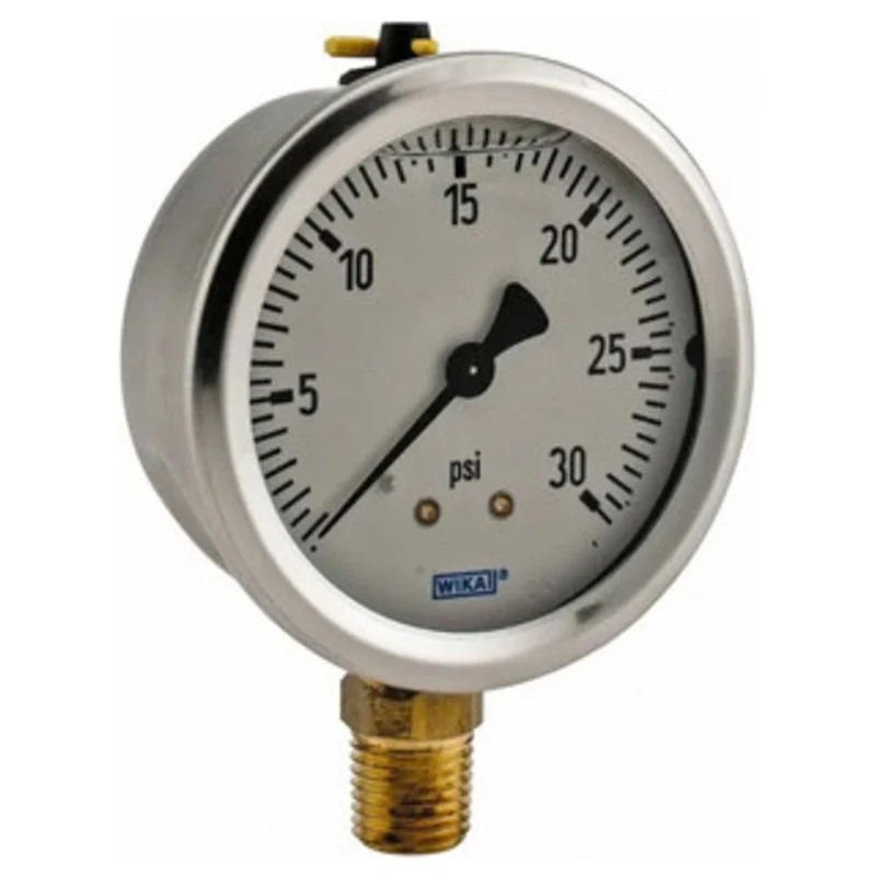 WIKA Oil Filled Air Pressure Gage #9767045, 0-30 PSI - 61-324-0